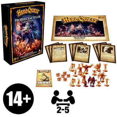 Extension de Quêtes HeroQuest La Prophétie de Telor