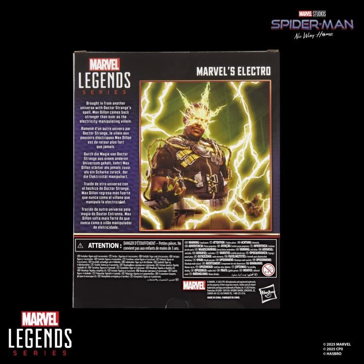 Spider-Man: No Way Home Marvel Legends Electro Deluxe