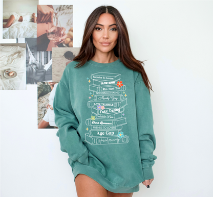 Sweat-shirt ras du cou unisexe Trope | Vêtements littéraires