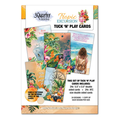 3Quarter Designs Tropic Excursion - Tuck N Play Cards