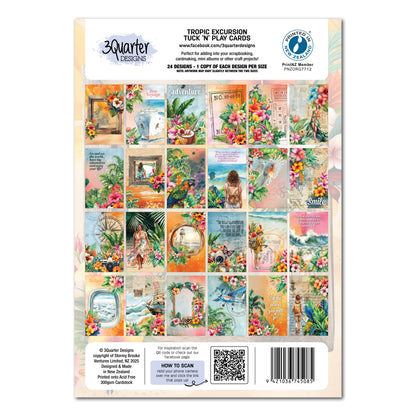3Quarter Designs Tropic Excursion - Tuck N Play Cards