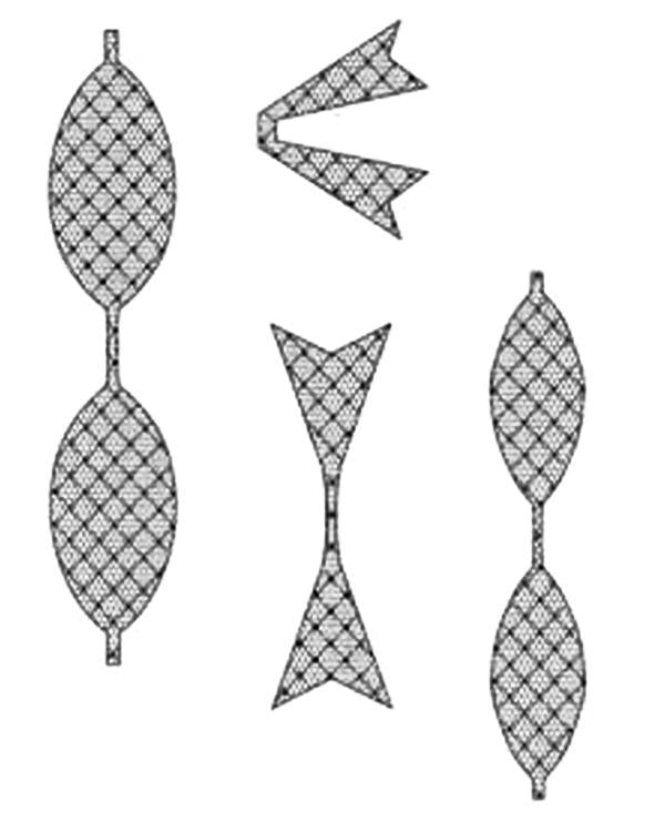 Tampons Cling Mousse - Nœud maillé