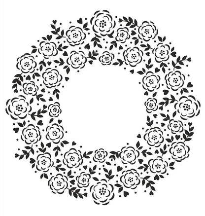 Timbre « Cercle floral »