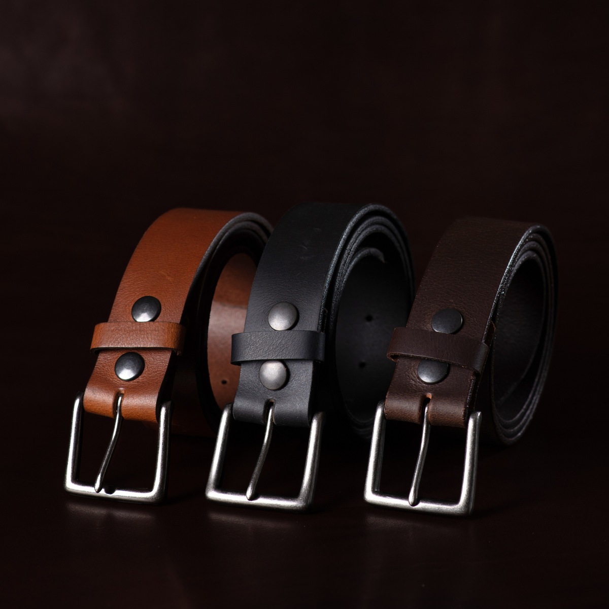 The Long Haul Belt - Classic Black 100% Full-Grain Leather Belt