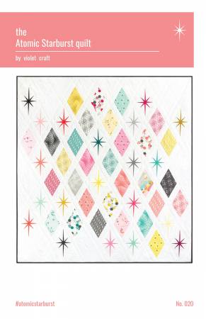 Courtepointe Atomic Starburst de Violet Craft