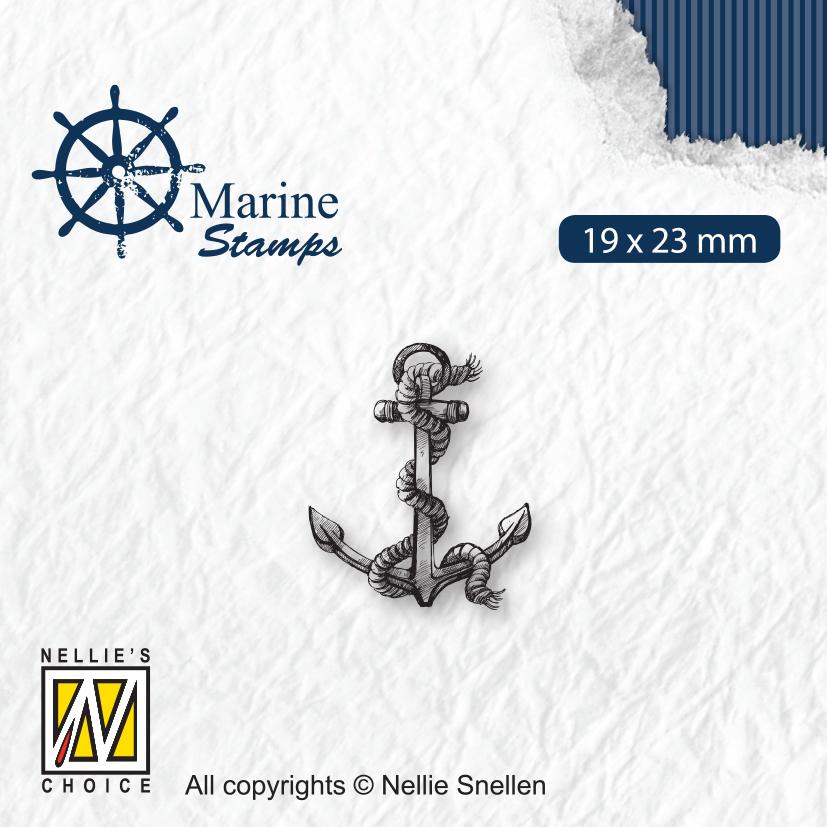 Nellie's Choice Tampon Transparent Ancre Maritime