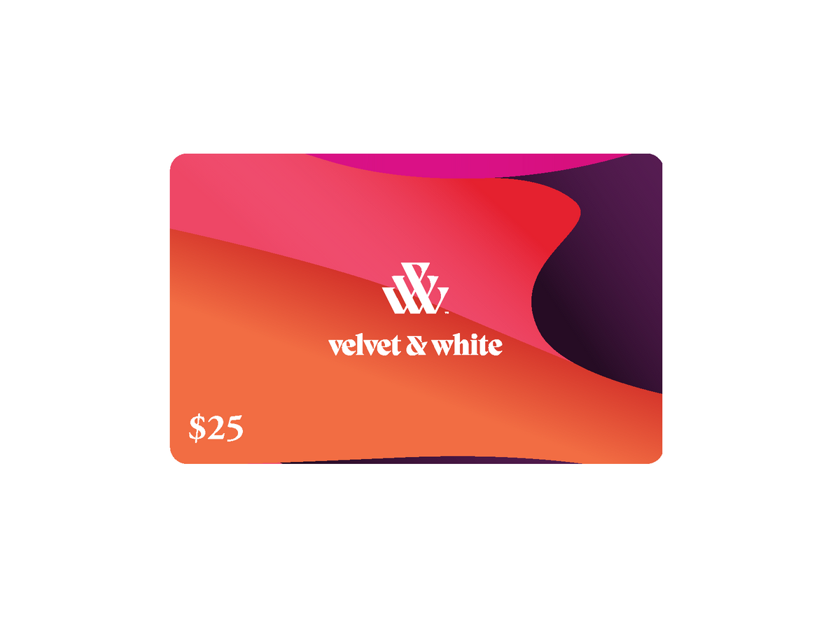 Carte cadeau Velours & Blanc