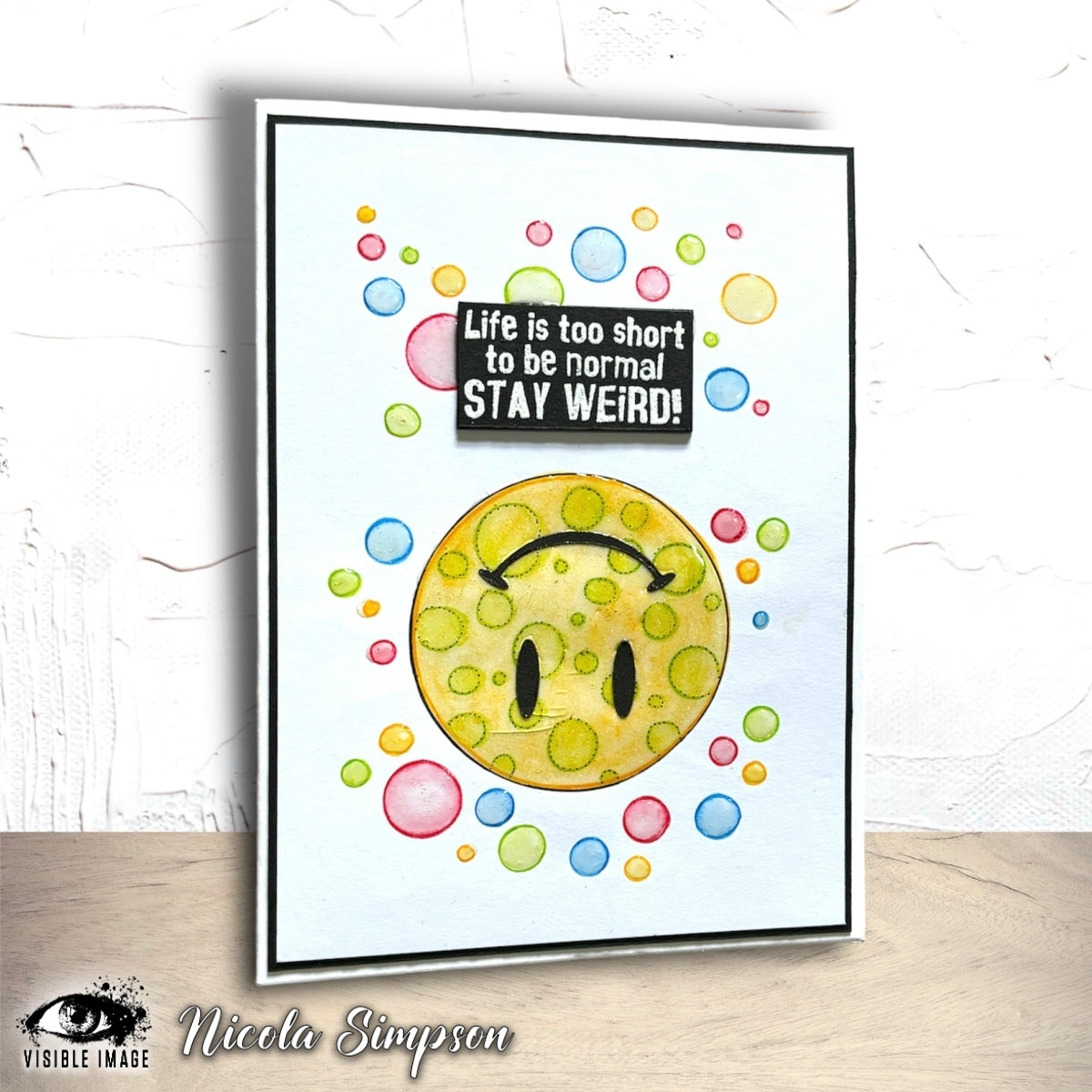 Pochoir Visible Image Art Spheres #1 - 6 x 6