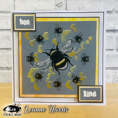 Visible Image Bee Happy - A6 Stamp Set