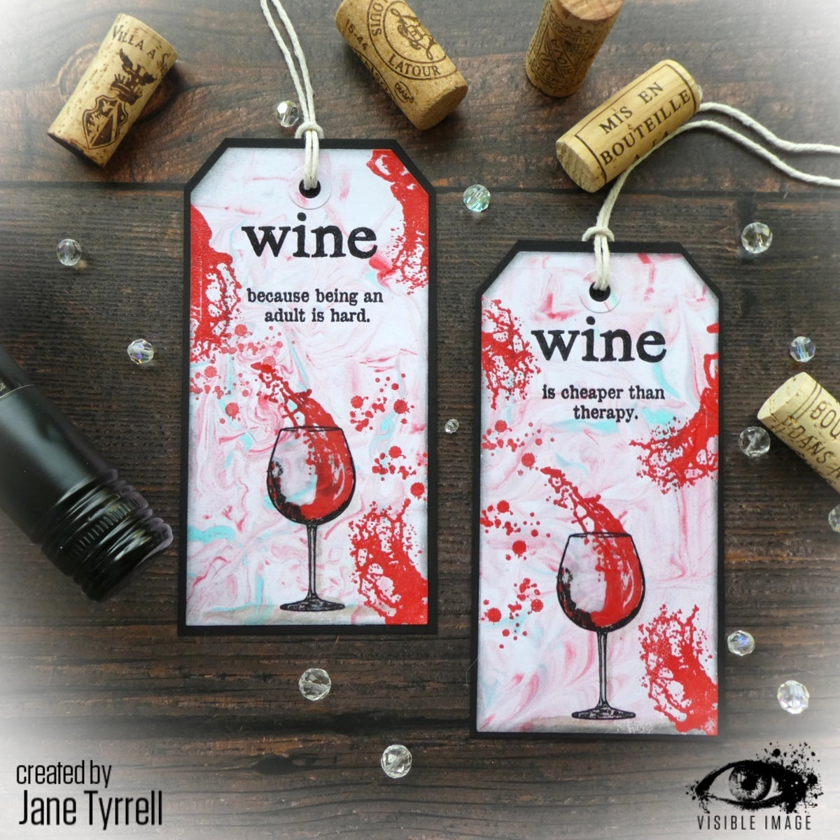 Visible Image 99% de chance de vin – Lot de tampons A6