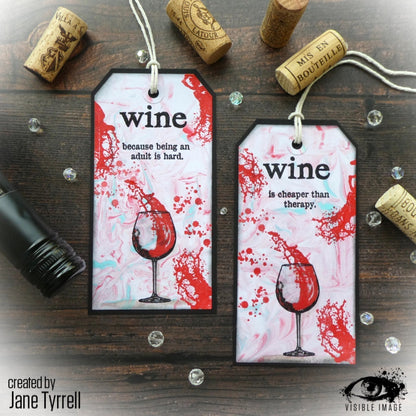Visible Image 99% de chance de vin – Lot de tampons A6