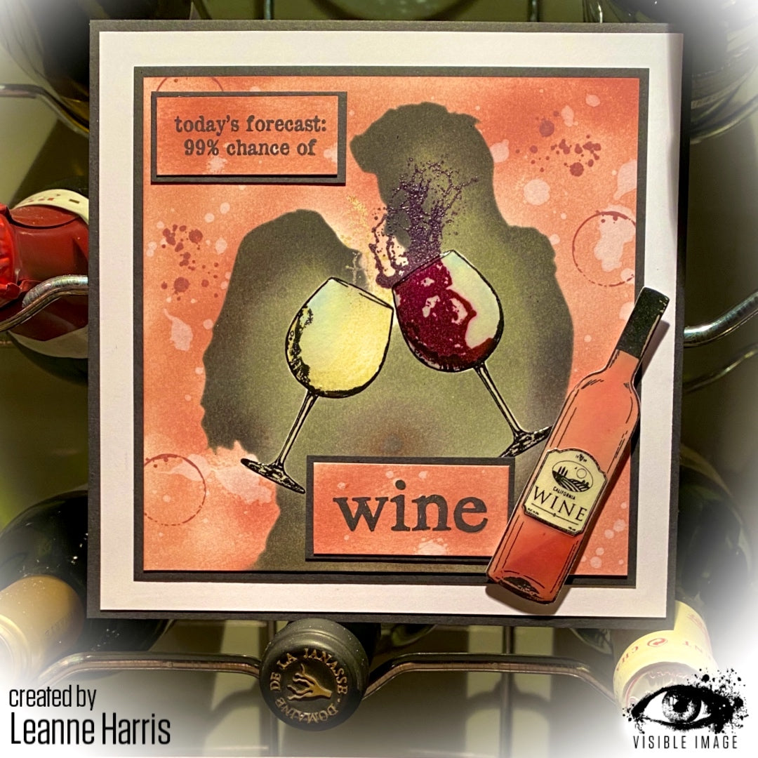 Visible Image 99% de chance de vin – Lot de tampons A6