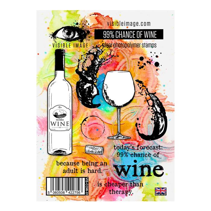 Visible Image 99% de chance de vin – Lot de tampons A6