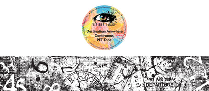 Visible Image Destination Anywhere Continuous PET Tape