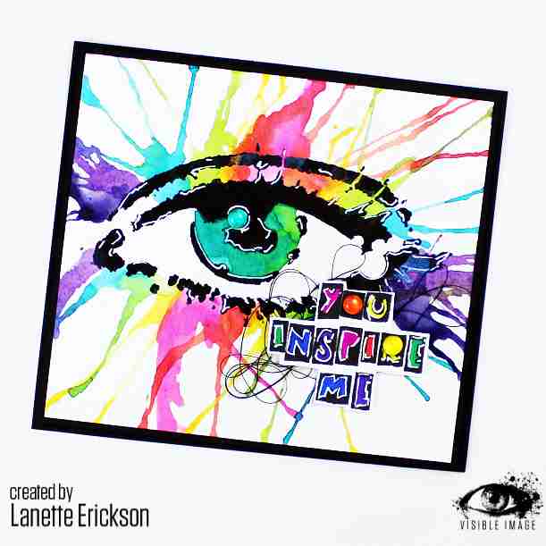 Visible Image Eye Contact Stencil - 6 x 6