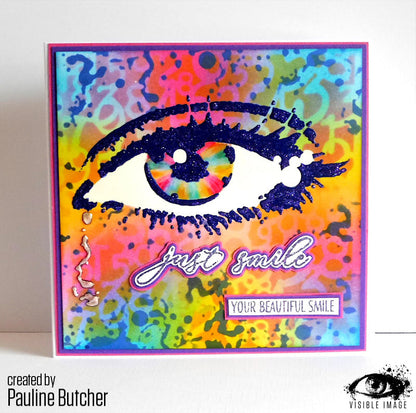 Visible Image Eye Contact Stencil - 6 x 6