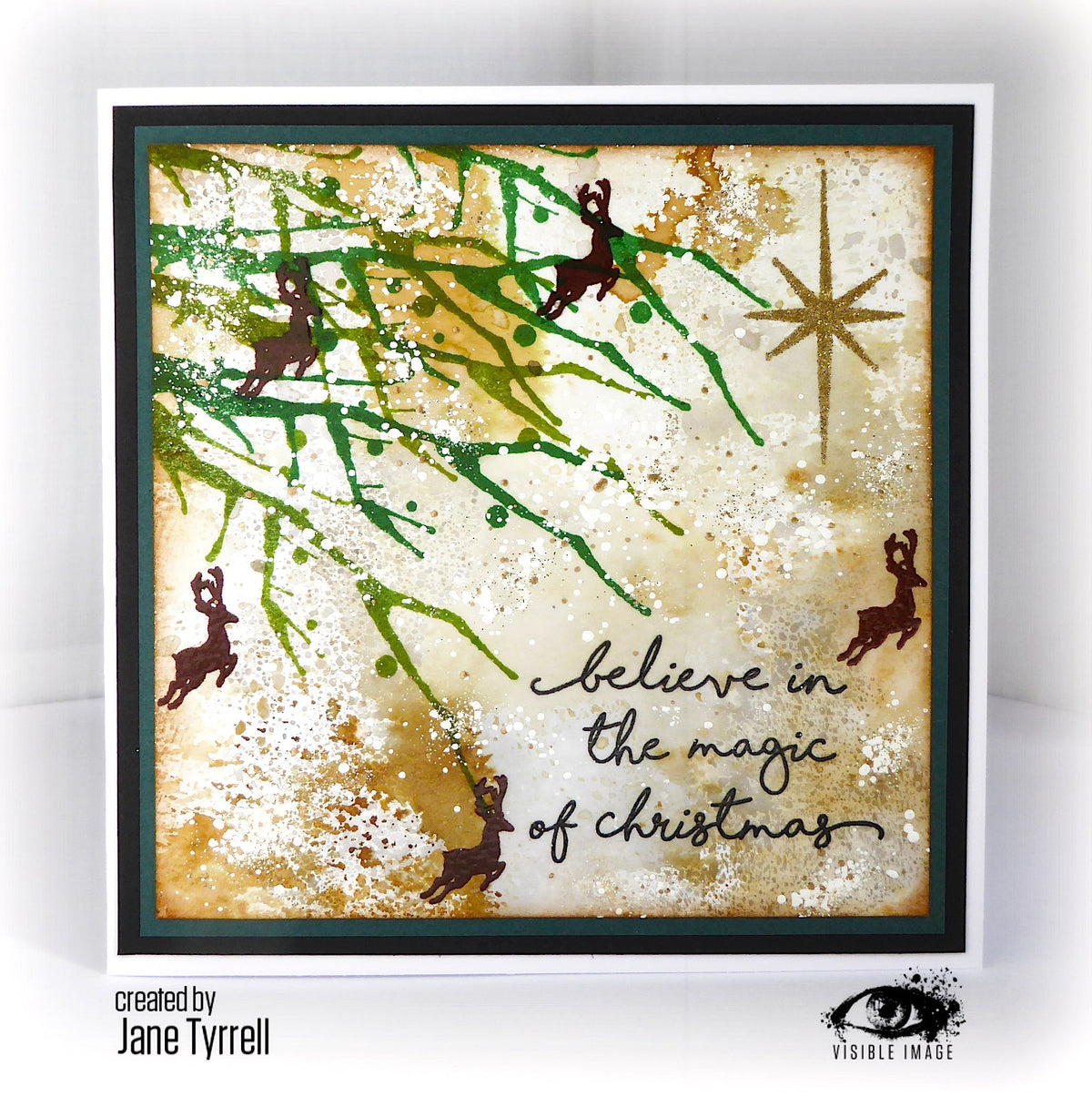 Visible Image Go To Christmas Words - Set de tampons A6