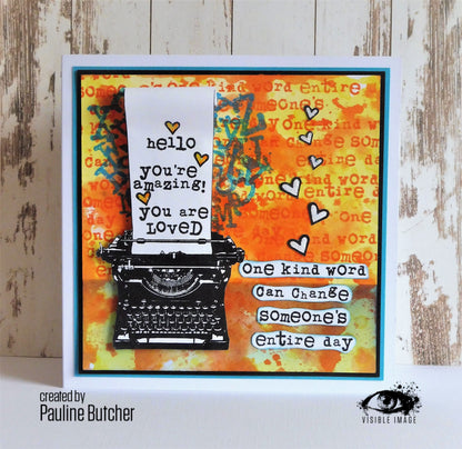 Visible Image One Kind Word - A6 Stamp Set