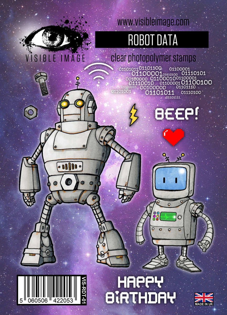 Données Robot d'image visible - Planche de tampons A6