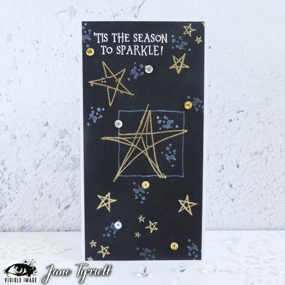 Visible Image Sketched Stars - A6 Stamp Set