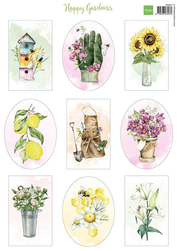 Marianne Design Feuille à Découper - Joyeux Jardiniers