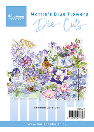 Marianne Design Matrices de découpe A6 - Fleurs bleues de Mattie