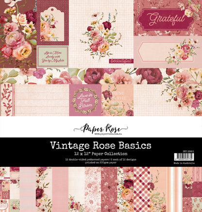 Collection Vintage Rose Basics 30,5 x 30,5 cm 33621
