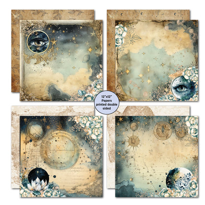 Collection de scrapbooking 3Quarter Designs Ciels Célestes 30x30 cm