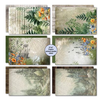 Pack de cartes 3Quarter Designs Idyllic Woods 6x4