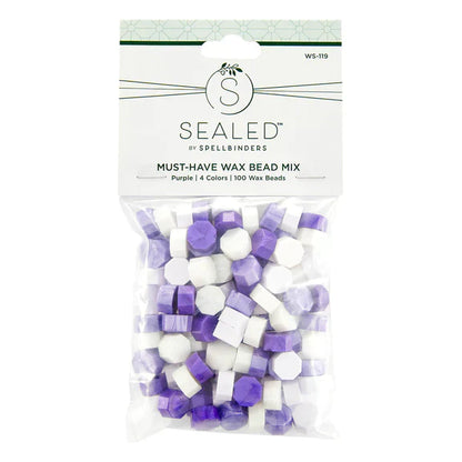 Mélange de perles de cire violettes incontournable