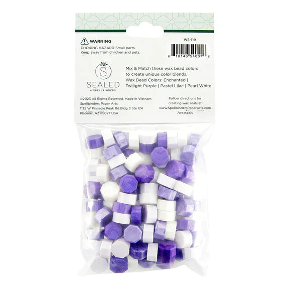 Mélange de perles de cire violettes incontournable