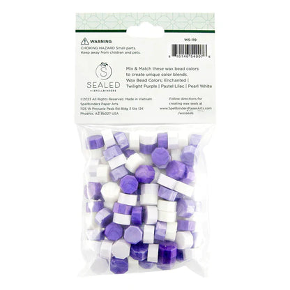Mélange de perles de cire violettes incontournable
