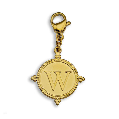 Gold Ornate Alphabet Letter Charms (A–Z) for Necklaces & Bracelets