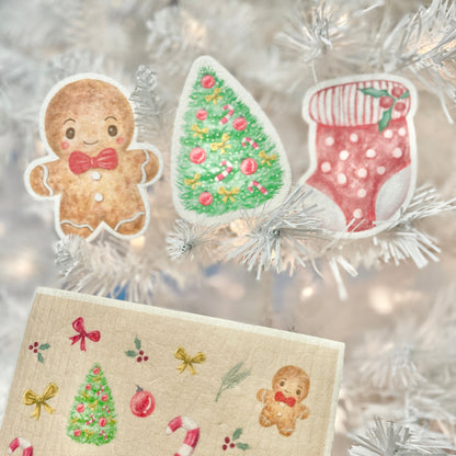Merrycute Christmas Sponge Cloth