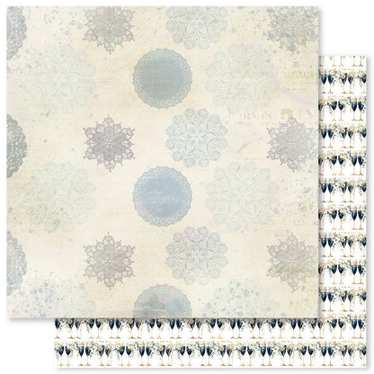 Collection de papiers 15x15 cm Les Essentiels de la Fleur de Mariage 31746