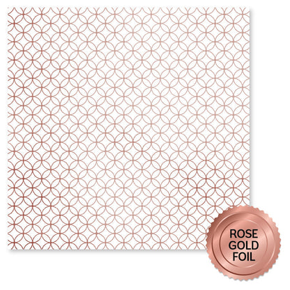Wedding Joy Foil Rose Gold 6x6 Paper Collection 34581
