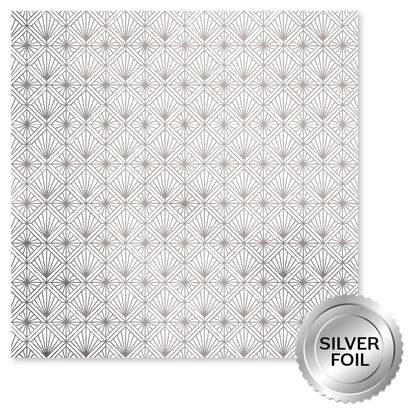 Wedding Joy Foil Silver 12x12 Paper Collection 34533