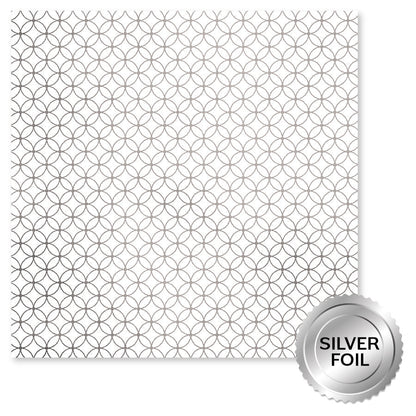 Wedding Joy Foil Silver 6x6 Paper Collection 34554