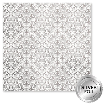 Wedding Joy Foil Silver 12x12 Paper Collection 34533