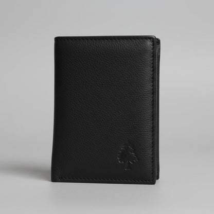 Greenwood Leather Men’s Tri-Fold RFID Wallet