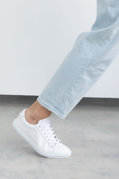 White Calfskin Città Sneaker