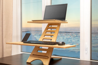 Standing Desk Workstation (Wood)