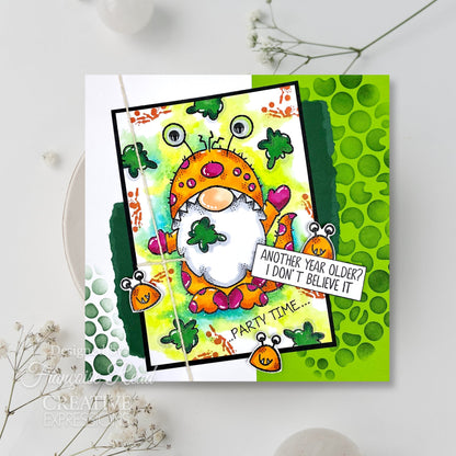 Woodware Clear Singles Monster Gnome 4 po x 6 po Jeu de Tampons