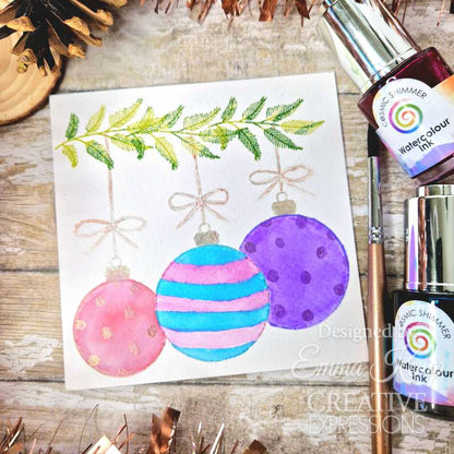Tampon Woodware Clear Singles Paintable Baubles Circles 4 po x 6 po