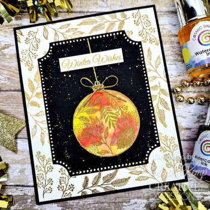 Tampon Woodware Clear Singles Paintable Baubles Circles 4 po x 6 po