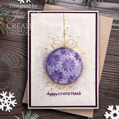 Tampon Woodware Clear Singles Paintable Baubles Circles 4 po x 6 po