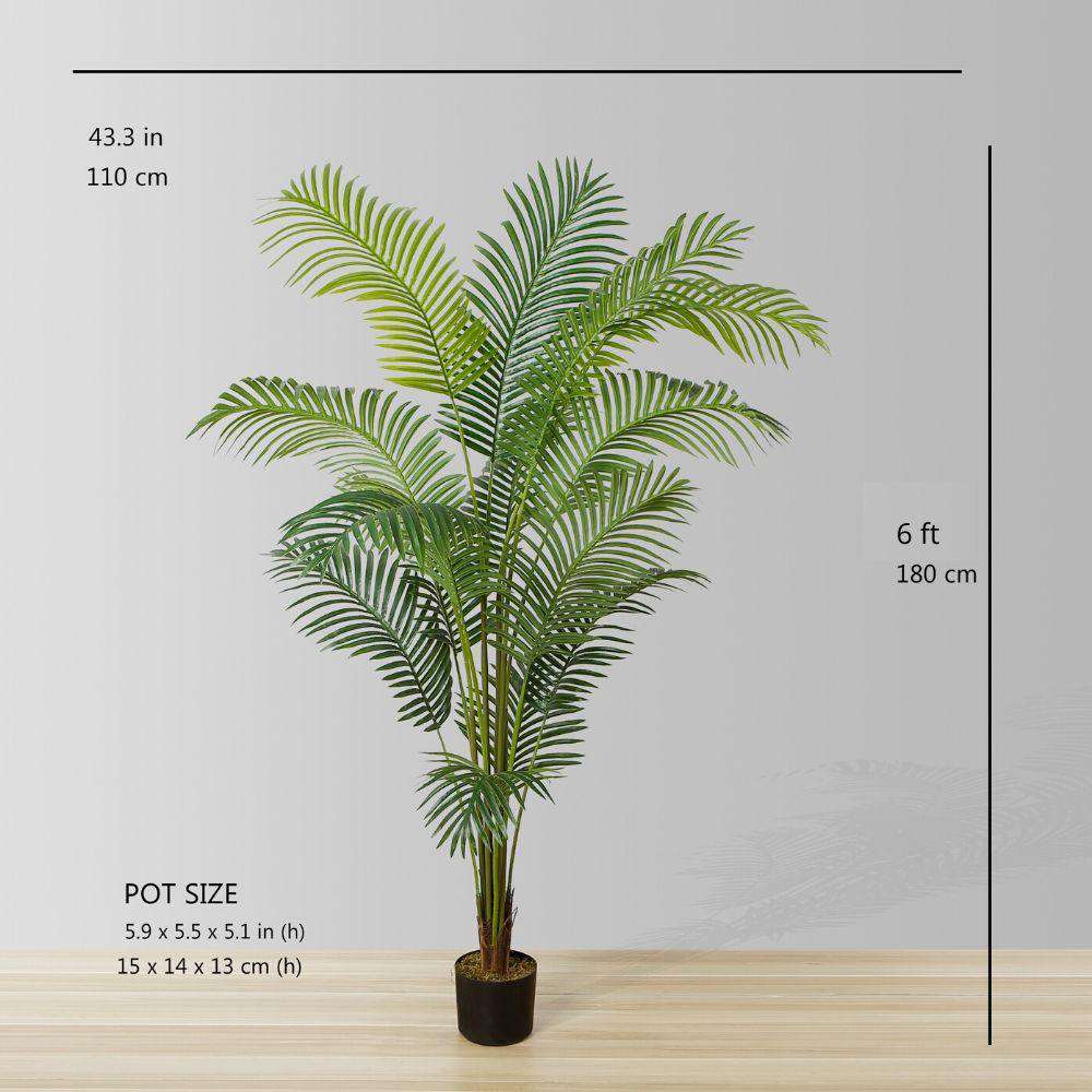 Plante en pot Xelo Artificial Hawaii Kwai Palmier (plusieurs tailles)
