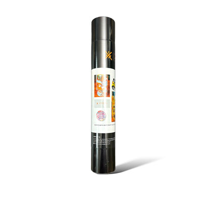 XVinyl Pro Black Matte Permanent Adhesive Vinyl with PET Backing