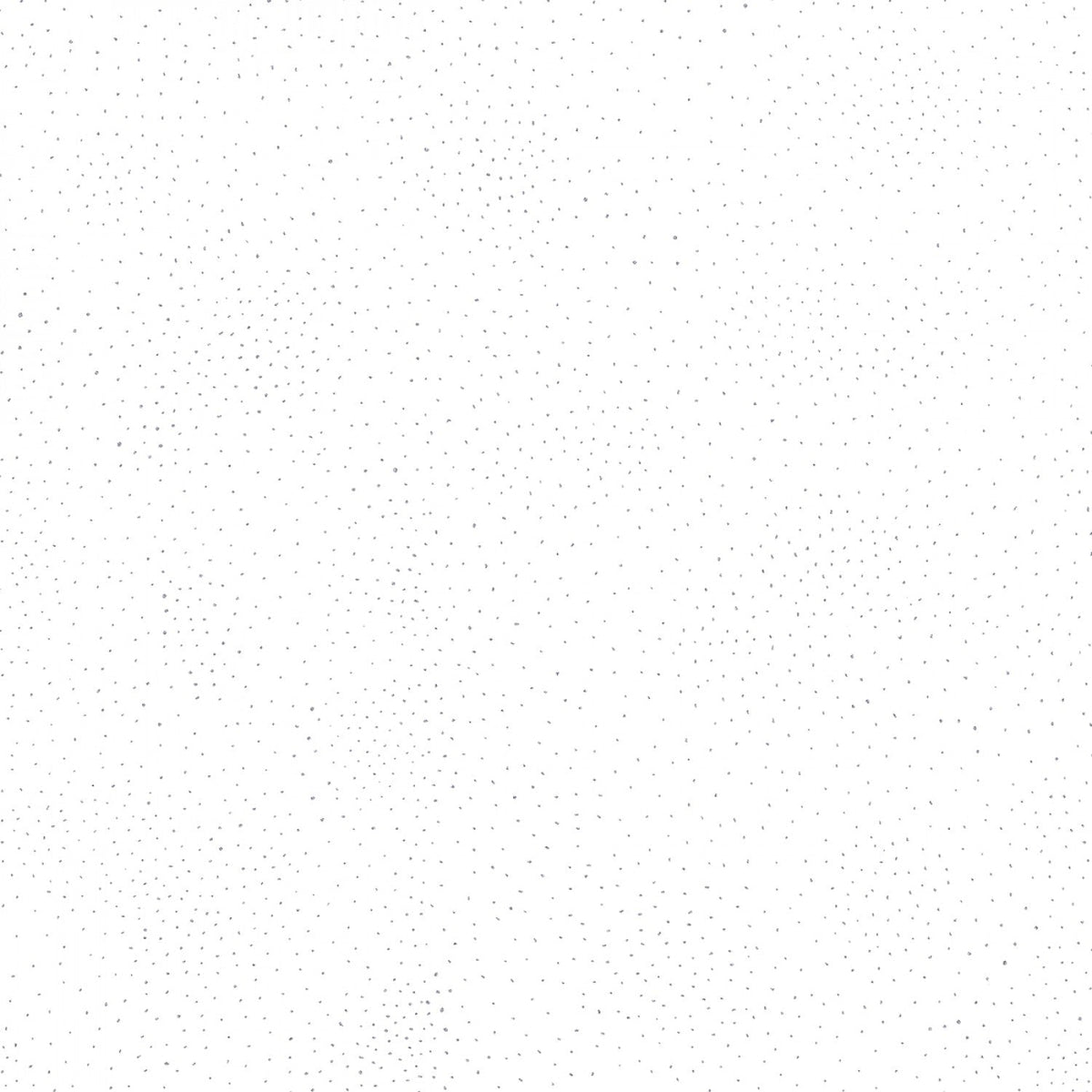 White with Silver Metallic Dots