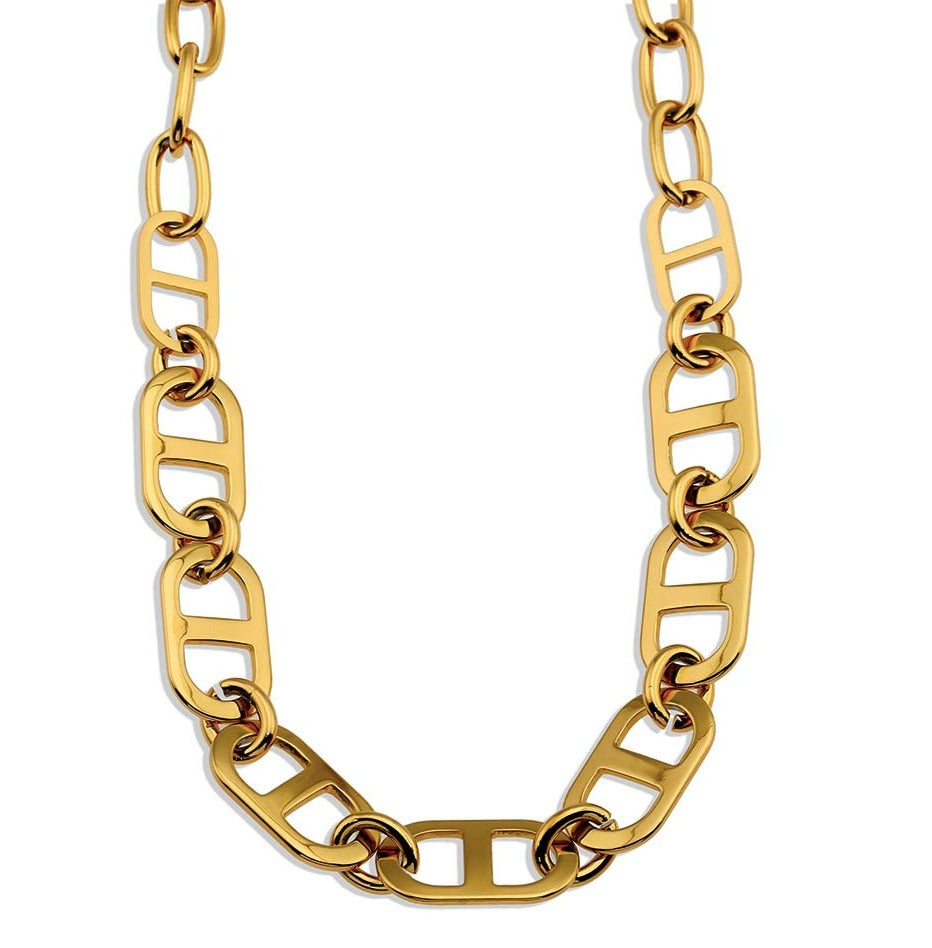ZOIE: Collier plastron à maillons doubles